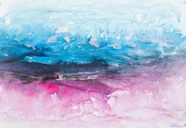 Lucyna Kuśnierczyk, PEJZAŻ STAMTĄD, Z CYKLU PEJZAŻE, 2014