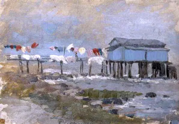 Ferdynand Ruszczyc, Chata na palach, 1896-1897