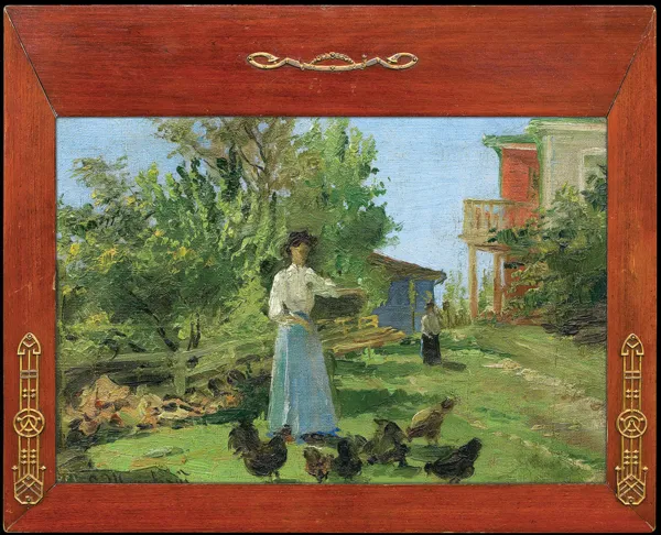 Stanisław Żukowski, W OGRODZIE, przed 1900