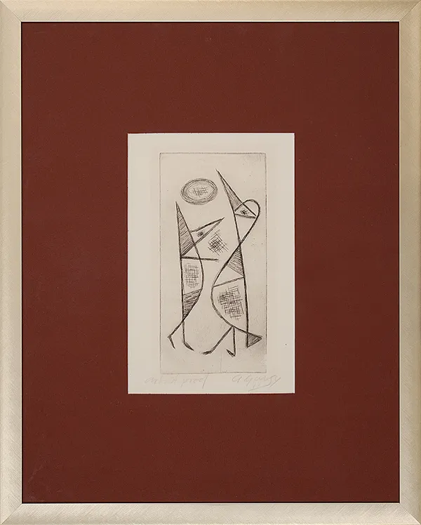 Arshile  Gorky, Ludzie - ptaki, 1947