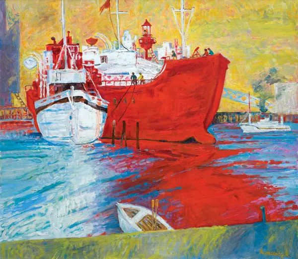 Jan Szancenbach, STATEK POŻARNICZY W GOETEBORGU, 1996