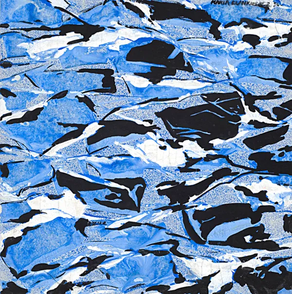 Maria Ewa  Łunkiewicz-Rogoyska, Kompozycja niebieska, 1956