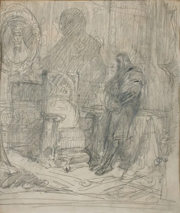 Jan Matejko, ZYGMUNT AUGUST PRZED PORTRETEM RADZIWIŁŁÓWNY