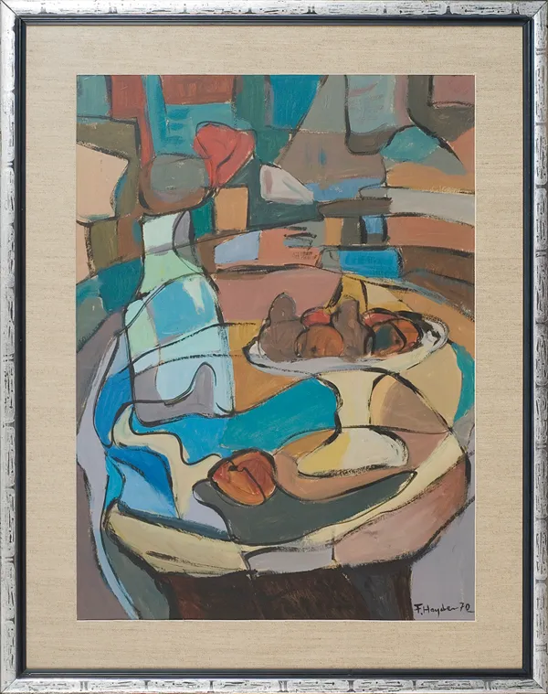 Fryderyk Antoni Hayder, Martwa natura z owocami, 1970