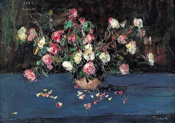 Włodzimierz Terlikowski, Róże biale i różowe, 1922