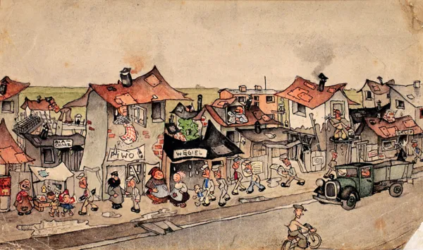 Jerzy Szelągowski, Ulica w miasteczku, lata 60 XX w.