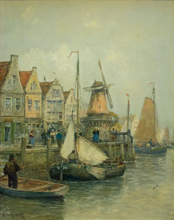 Karl Theodor Wagner, NAD KANAŁEM W HOLANDII