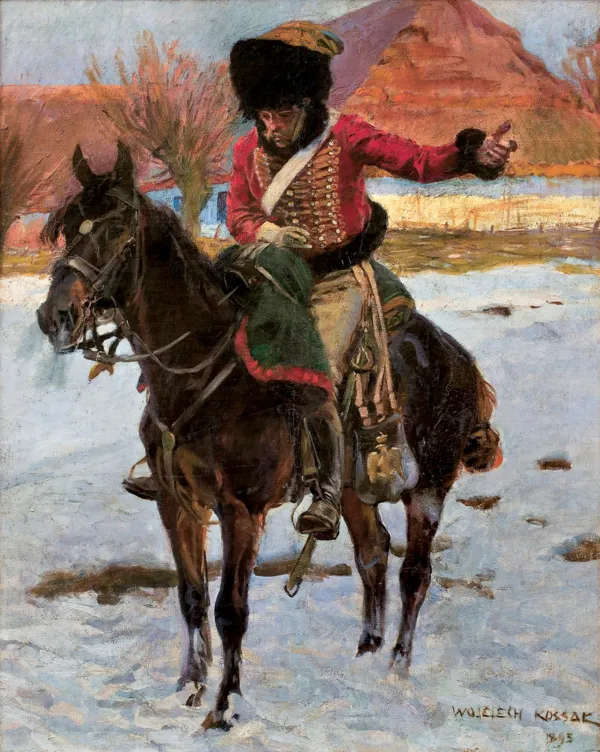 Wojciech Kossak, HUZAR NAPOLEOŃSKI, 1894-1896, 1907