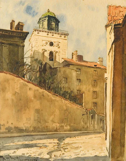 Tadeusz  Nartowski, Dzwonnica kościoła św Anny w Warszawie, przed 193