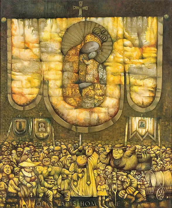 Jerzy Duda Gracz, TRYPTYK ŁÓDZKI - QUO VADIS HOMINE?, 1972