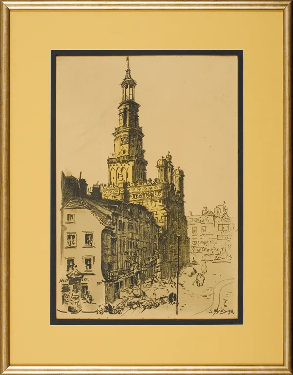 Leon Wyczółkowski, Ratusz w Poznaniu, 1933