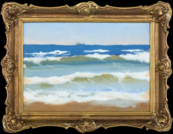 Soter Jaxa-Małachowski,  BAŁTYK. STATEK NA HORYZONCIE, 1947