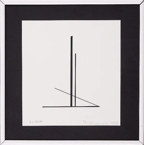 Henryk Stażewski, Kompozycja abstrakcyjna, 1984