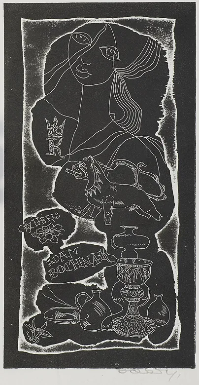 Stanisław Dawski, Ekslibris Adama Bochnaka