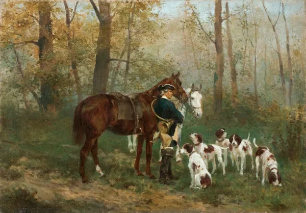 Maksymilian Gierymski, PRZED POLOWANIEM, ok. 1872