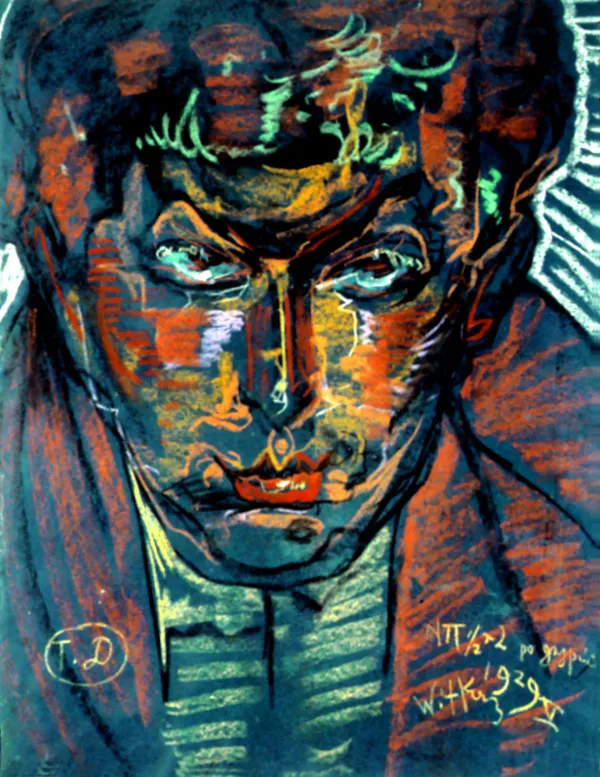 Stanisław Ignacy Witkiewicz, PORTRET MĘSKI, maj 1929