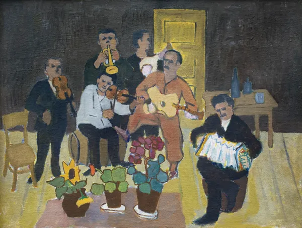 Marek Włodarski, MUZYKANCI WE WNĘTRZU, ok. 1945