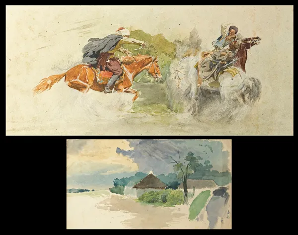 Franz Roubaud, JEŹDŹCY