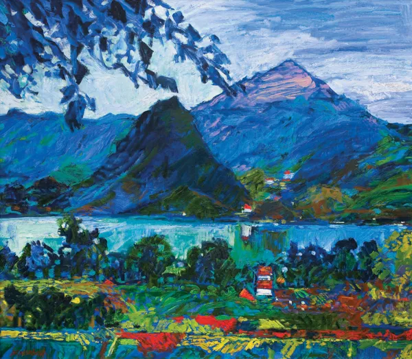 Jan Szancenbach, JEZIORO ANNECY, 1988