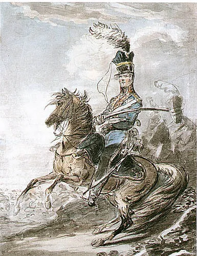 Aleksander Orłowski, Konny portret oficera