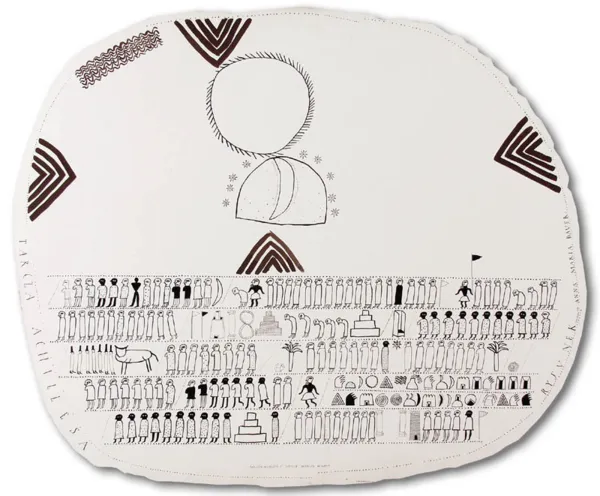 Anna Maria  Bauer, Tarcza Achillesa / Miejsce według Homera, 1993