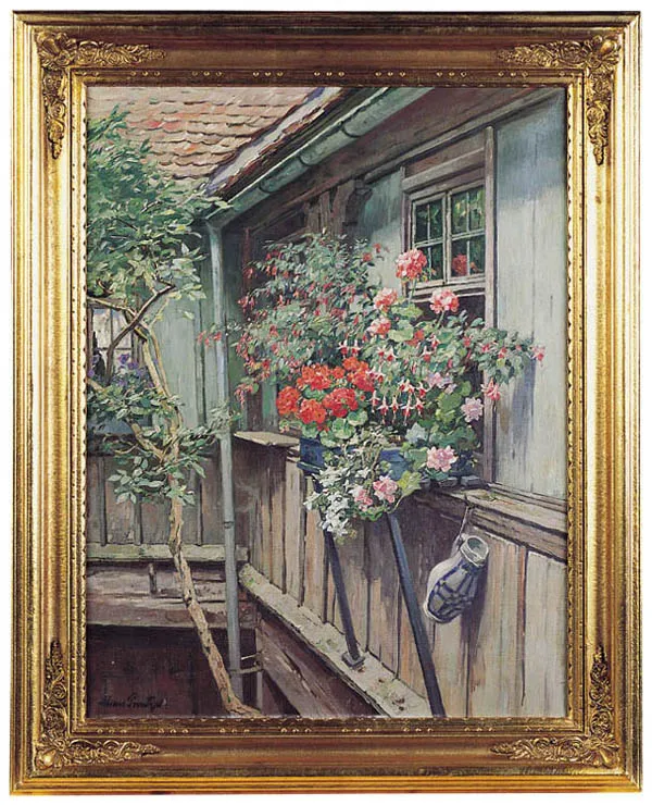 Hans Prentzel, UKWIECONY GANEK - ZAKĄTEK W ROTHENBURGU, 1936