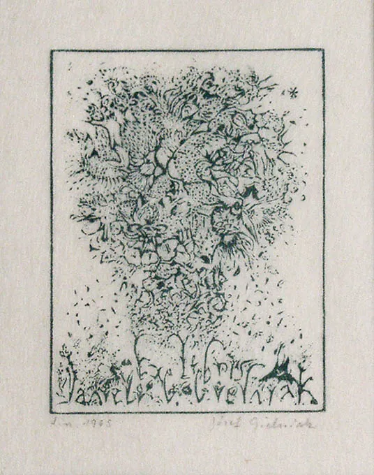 Józef Gielniak, Exlibris Danieli Gielniak, 1965