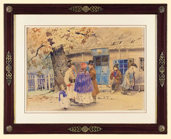 Józef Rapacki, PRZED KARCZMĄ, 1901