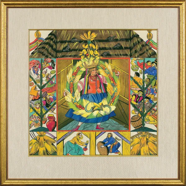 Zofia Stryjeńska, DOŻYNKI, 1930