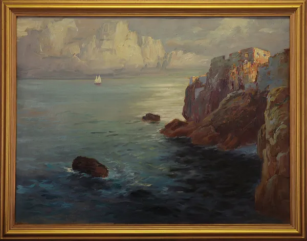 NN NN, Latarnia morska na skalistym brzegu