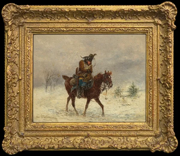 Jan Chełmiński, TRUDNA DROGA, 1889