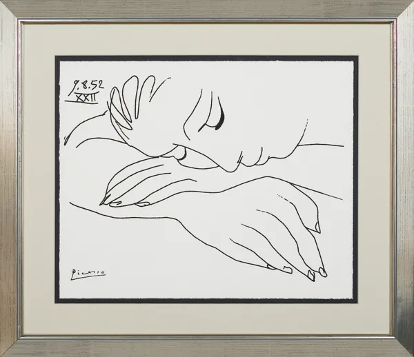 Pablo Picasso, Kobieta śpiąca, 1952