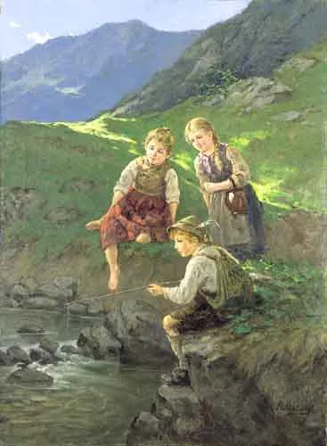 Albert Muller-Lingke, Nad strumieniem górskim