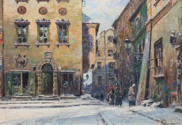 Władysław Chmieliński (Stachowicz), Zima na warszawskiej Starówce