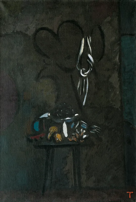 Wacław Taranczewski, MARTWA NATURA Z KRZESŁEM, 1967