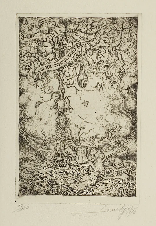 Leszek Rózga, Ekslibris Krystyny Kempy, 1968