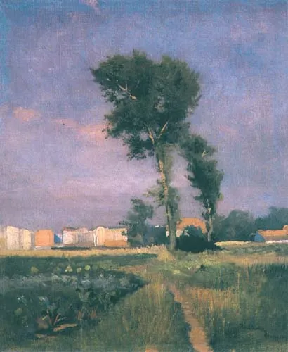 Józef Pankiewicz, Pejzaż z Bruges