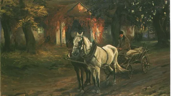 Zygmunt Józefczyk, Zaprzęg przed dworkiem