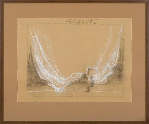 Franciszek Starowieyski, Grabarze, projekt scenografii teatralnej, 1976 