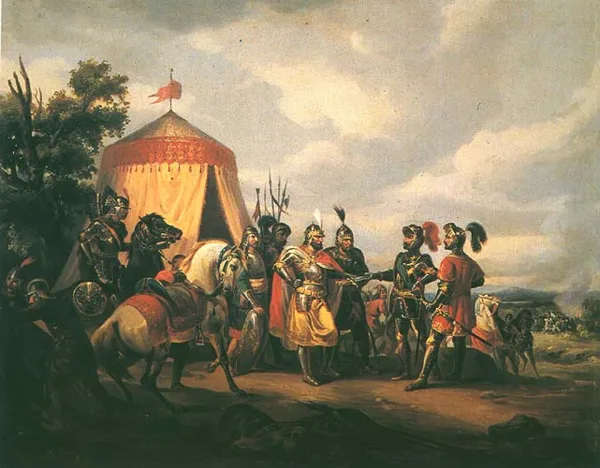 Feliks Sypniewski, Przed bitwą pod Grunwaldem, 1852