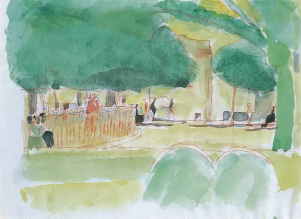 Piotr Potworowski, W  parku, 1953 