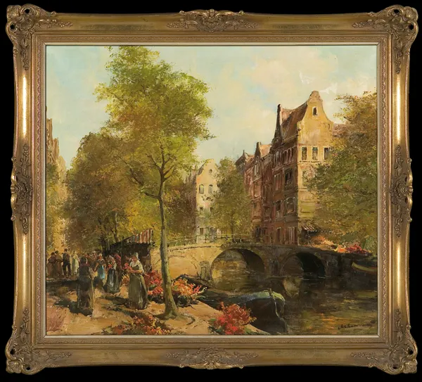 Gerhard Dickmeis, TARG NA KWIATY W AMSTERDAMIE 