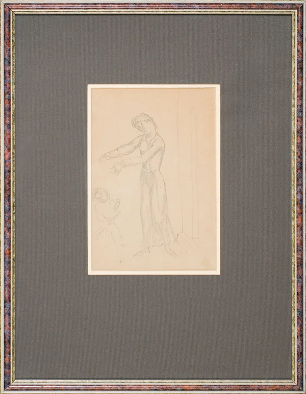 Eugeniusz Zak, Postać kobiety z wyciągniętymi rękami i dziecko