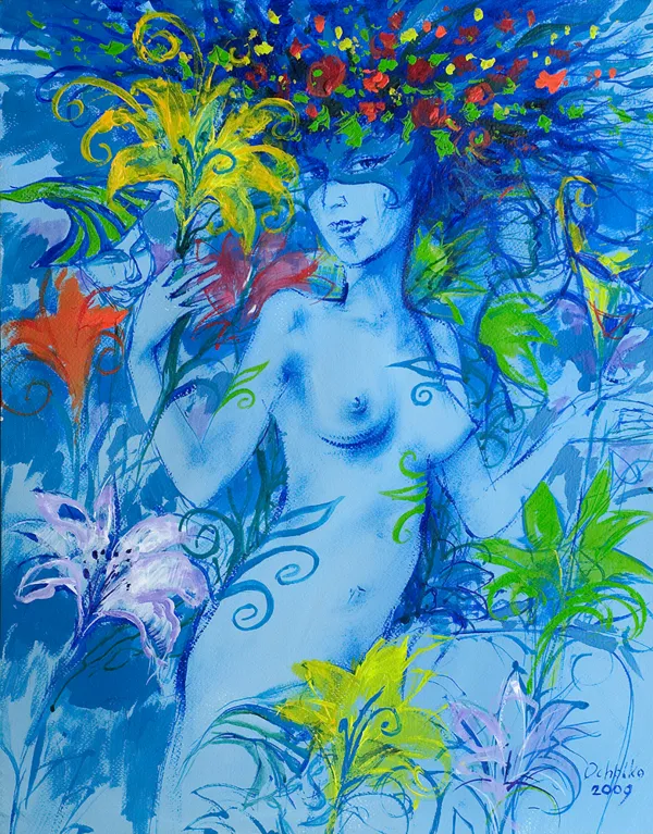 Eugeniusz Ochonko, Akt, z cyklu Podróże w nieznane, 2009