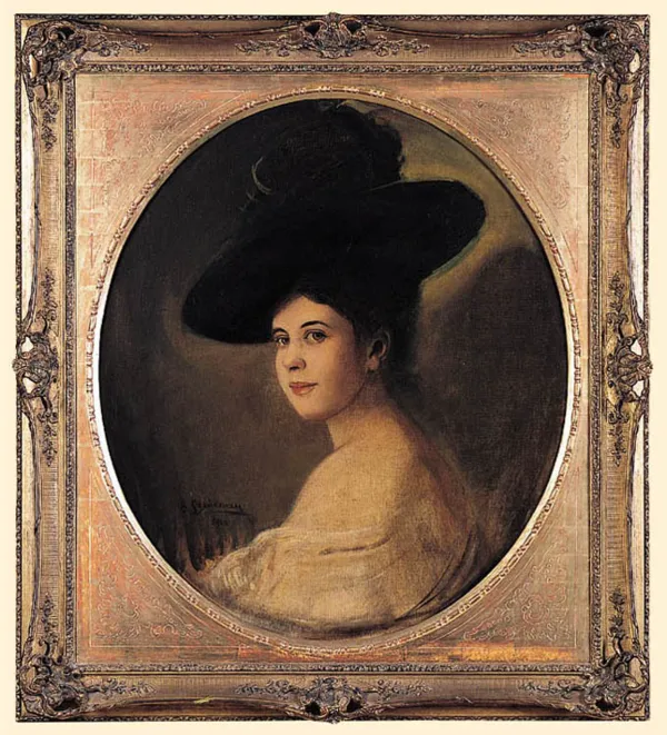 Bolesław Szańkowski, PORTRET ŚPIEWACZKI HERMINY BOSETTI, 1900