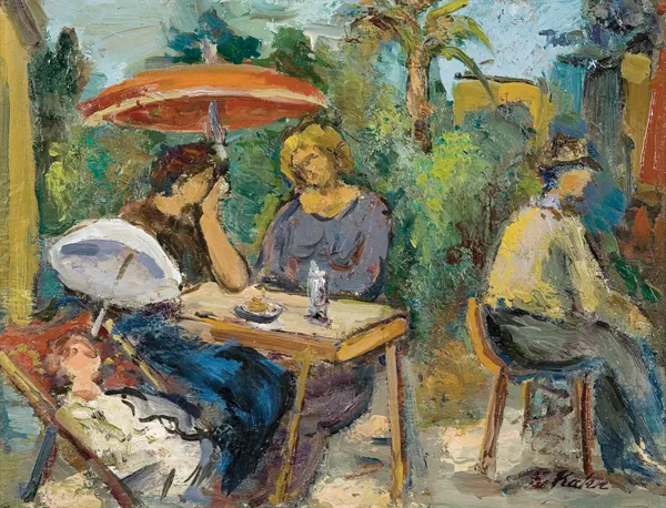 Leo  Kahn, W OGRODZIE