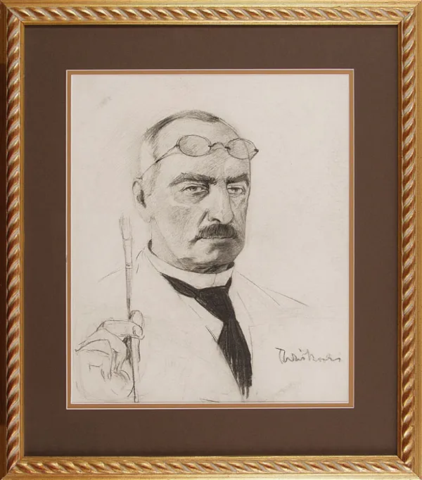 Tadeusz Waśkowski, Portret malarza (Wojciech Kossak ?)