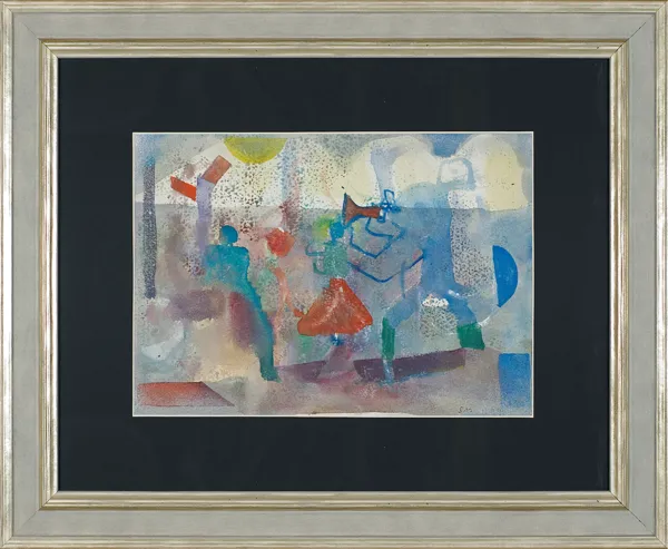 Stanisław Młodożeniec, Scena uliczna, 1991