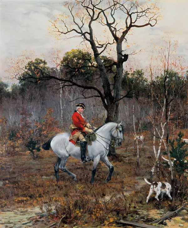 Alfred Wierusz-Kowalski, Na polowaniu