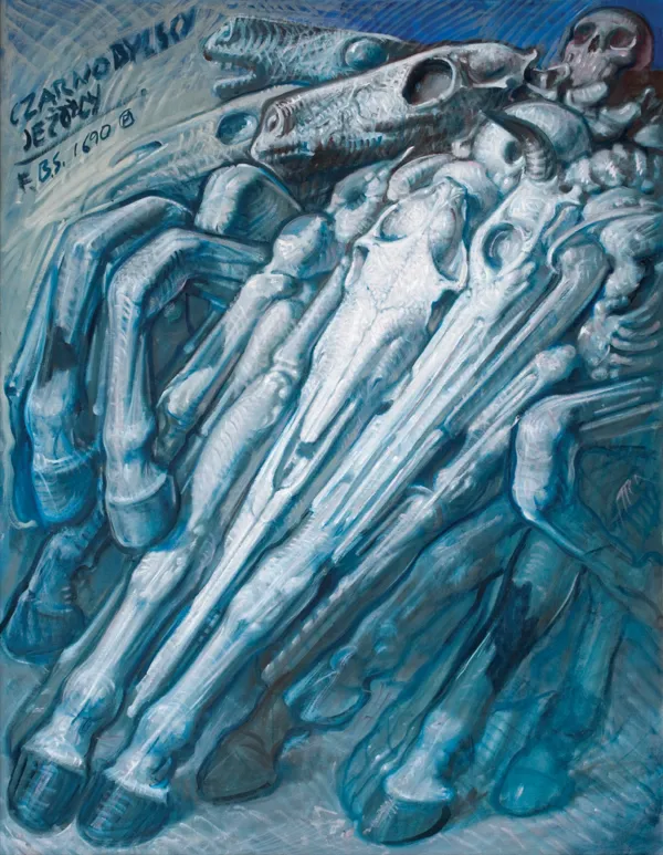 Franciszek Starowieyski, CZARNOBYLSCY JEŹDŹCY, 1990